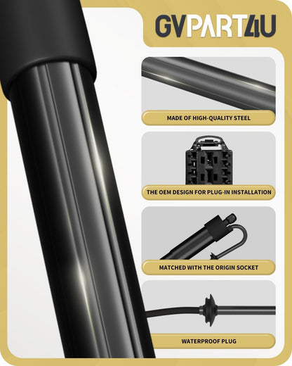Power Liftgate Struts Fit for Hyundai Santa Fe 2013-2019, 2Pcs | OEM 81771-B8100,81780-B8100, Rear Electric Trunk Shock Actuator, Tailgate Lift Supports, Left & Right