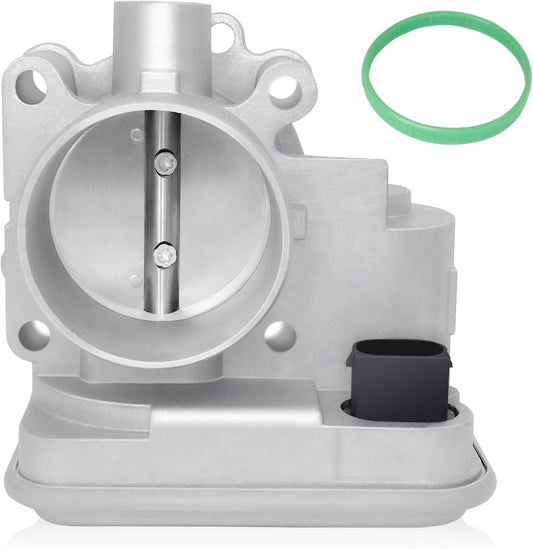 Electronic Throttle Body Compatible with Dodge Avenger Journey Caliber, Jeep Compass Patriot, Chrysler 200 Sebring 1.8L 2.0L 2.4L, Throttle Body Replacement: 4891735AC 4891735AD 977-025