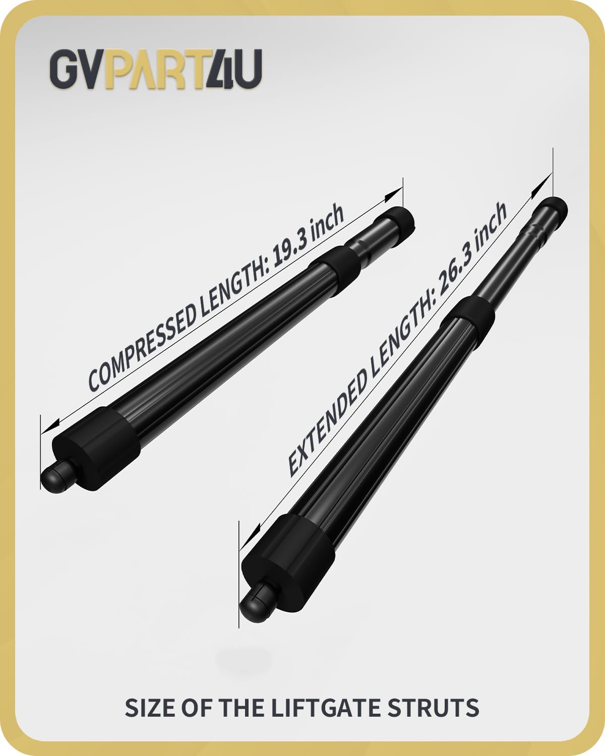 Power Rear Liftgate Struts Fit for Land Rover Range Rover Sport 2012-2013 Tailgate Electric Hatch Lift Actuator Trunk Shock Support OEM# LR051443, LR062078, Left/Right, 1pc
