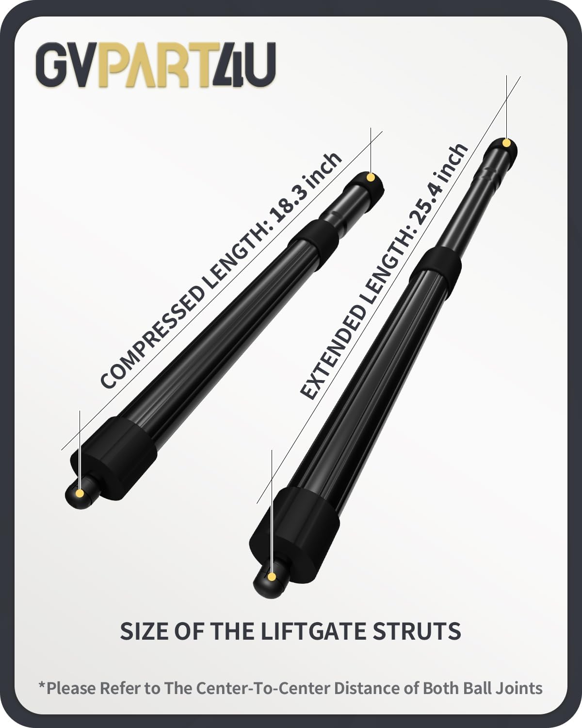 Power Liftgate Struts Fit for Toyota Highlander 2014-2019, 2PCS