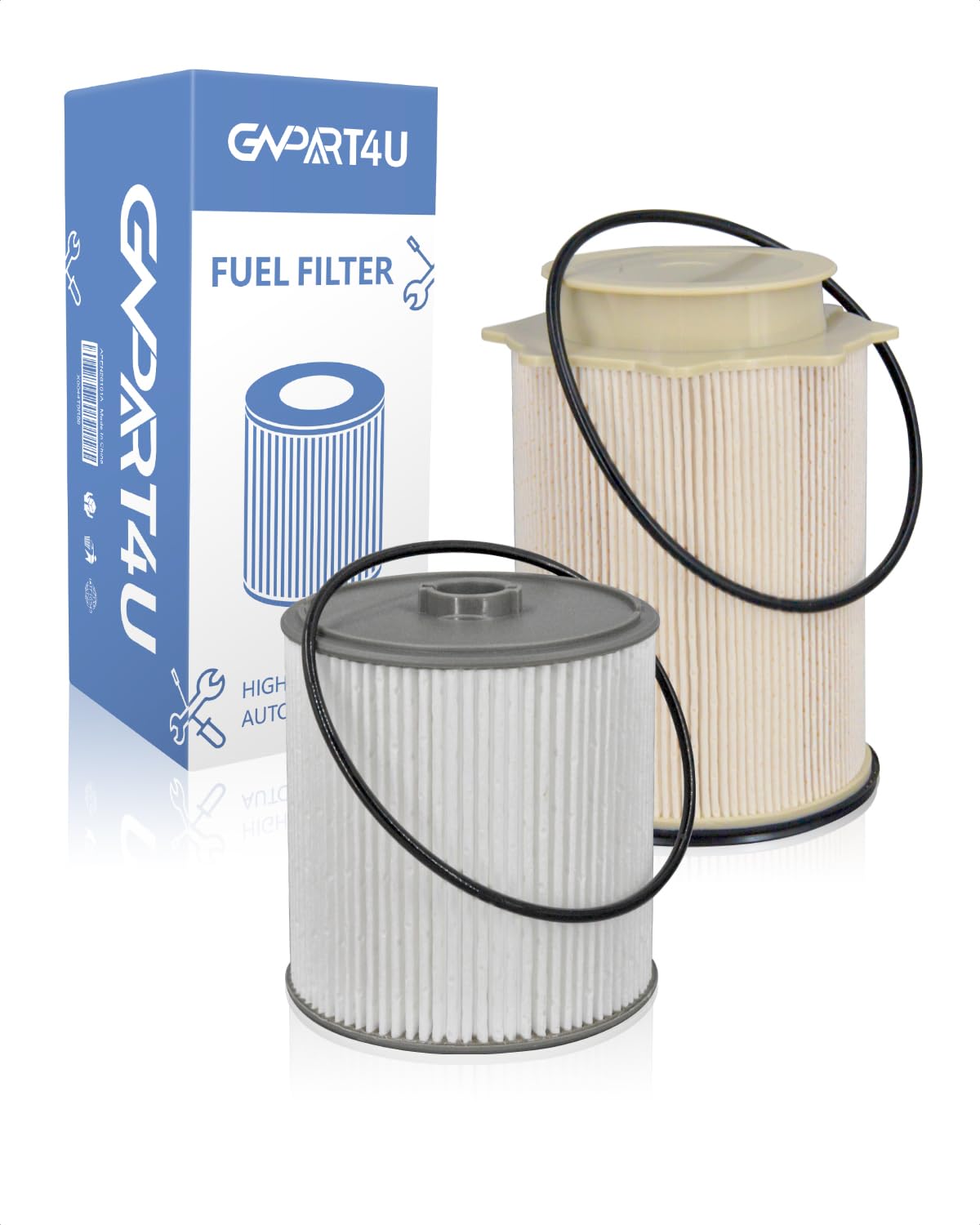 Fuel Filter Water Separator Set Upgraded Fits for 2019 2020 2021 2022 2023 Dodge Ram 2500 3500 4500 5500 6.7L Cummins Diesel Turbo Engines, Replace 68157291AA 68436631AA