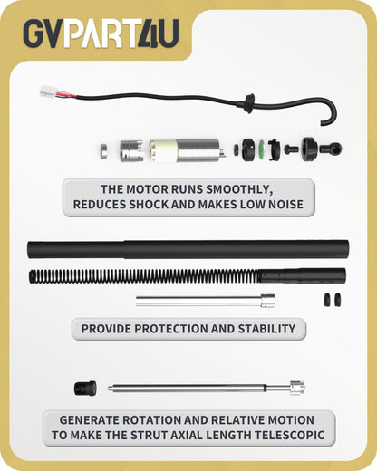Power Liftgate Struts Fit for Toyota Highlander 2020-2024 Rear Tailgate Electric Hatch Lift Actuator Shock Support Replacement 689200E050 689100E070, Left&Right, 2Pcs