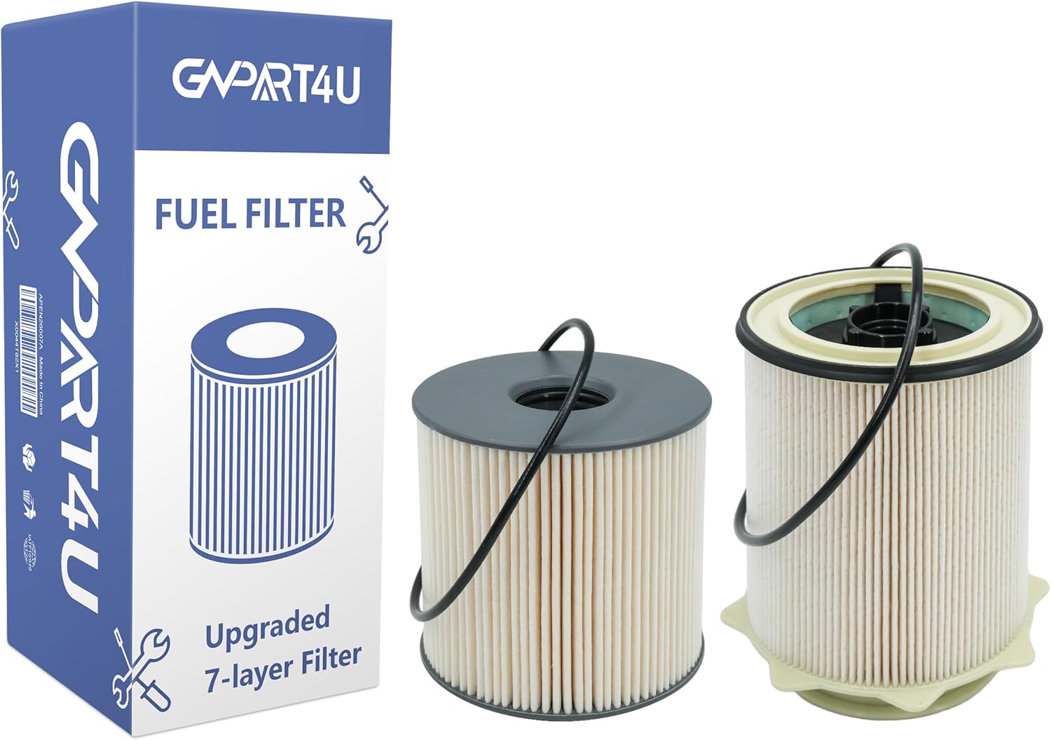 Fuel Filter Water Separator Set Upgraded Fits for 2019 2020 2021 2022 2023 Dodge Ram 2500 3500 4500 5500 6.7L Cummins Diesel Turbo Engines, Replace 68157291AA 68436631AA