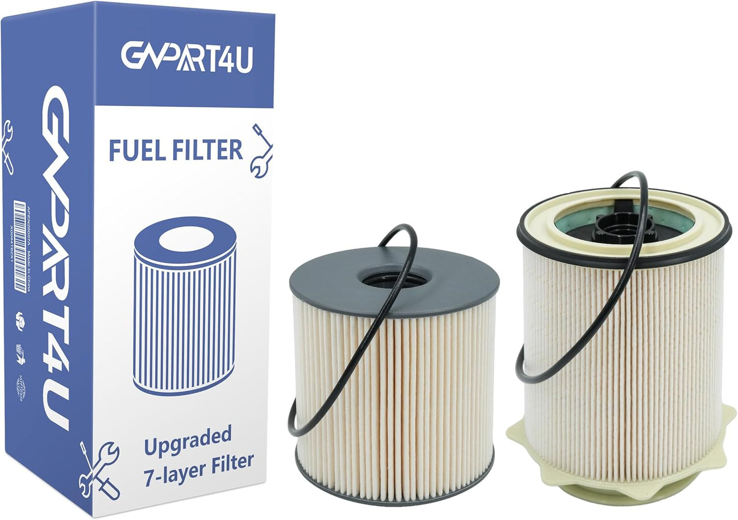 Fuel Filter Water Separator Set Upgraded Fits for 2019 2020 2021 2022 2023 Dodge Ram 2500 3500 4500 5500 6.7L Cummins Diesel Turbo Engines, Replace 68157291AA 68436631AA