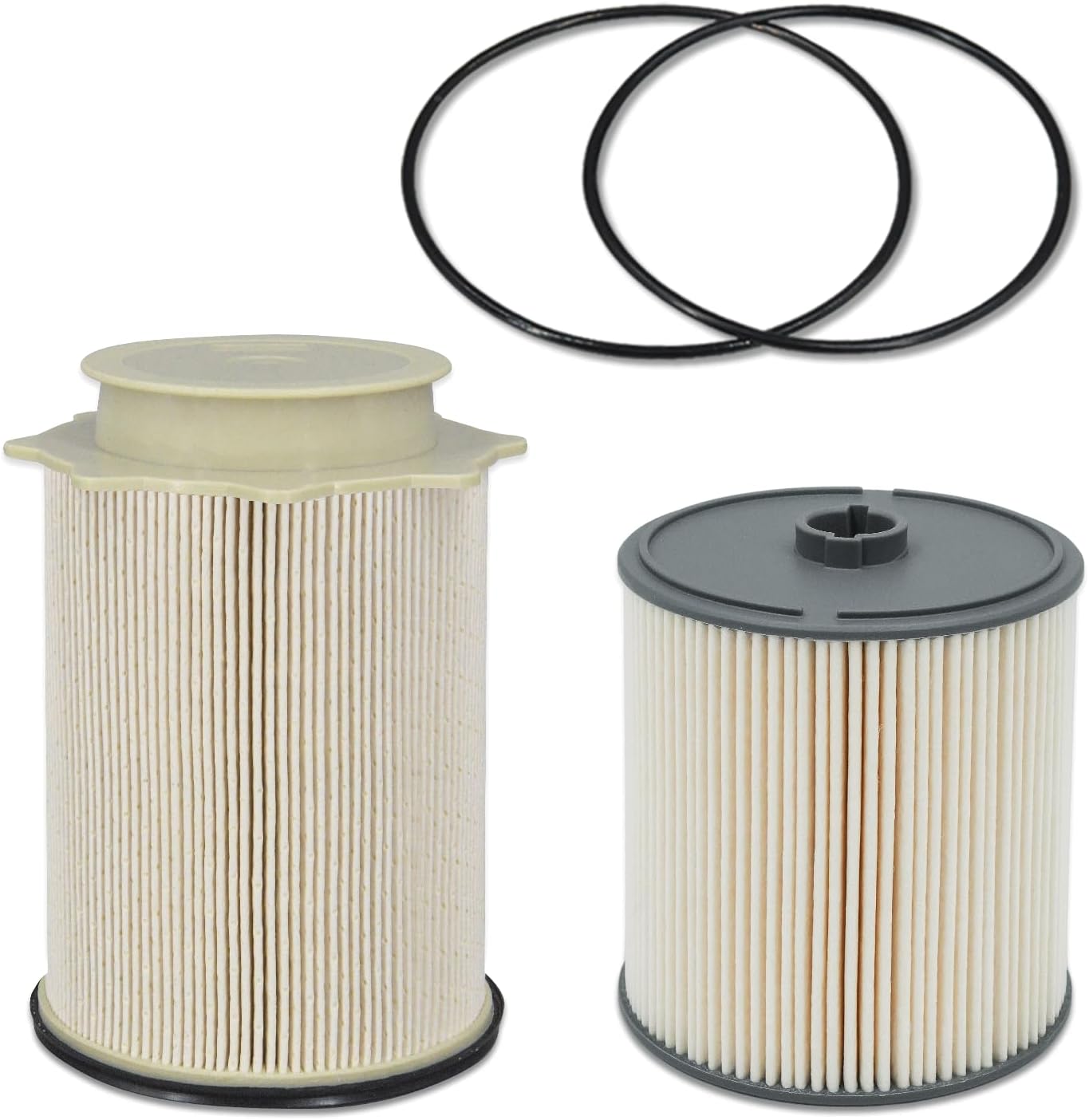 Fuel Filter Water Separator Set Upgraded Fits for 2019 2020 2021 2022 2023 Dodge Ram 2500 3500 4500 5500 6.7L Cummins Diesel Turbo Engines, Replace 68157291AA 68436631AA