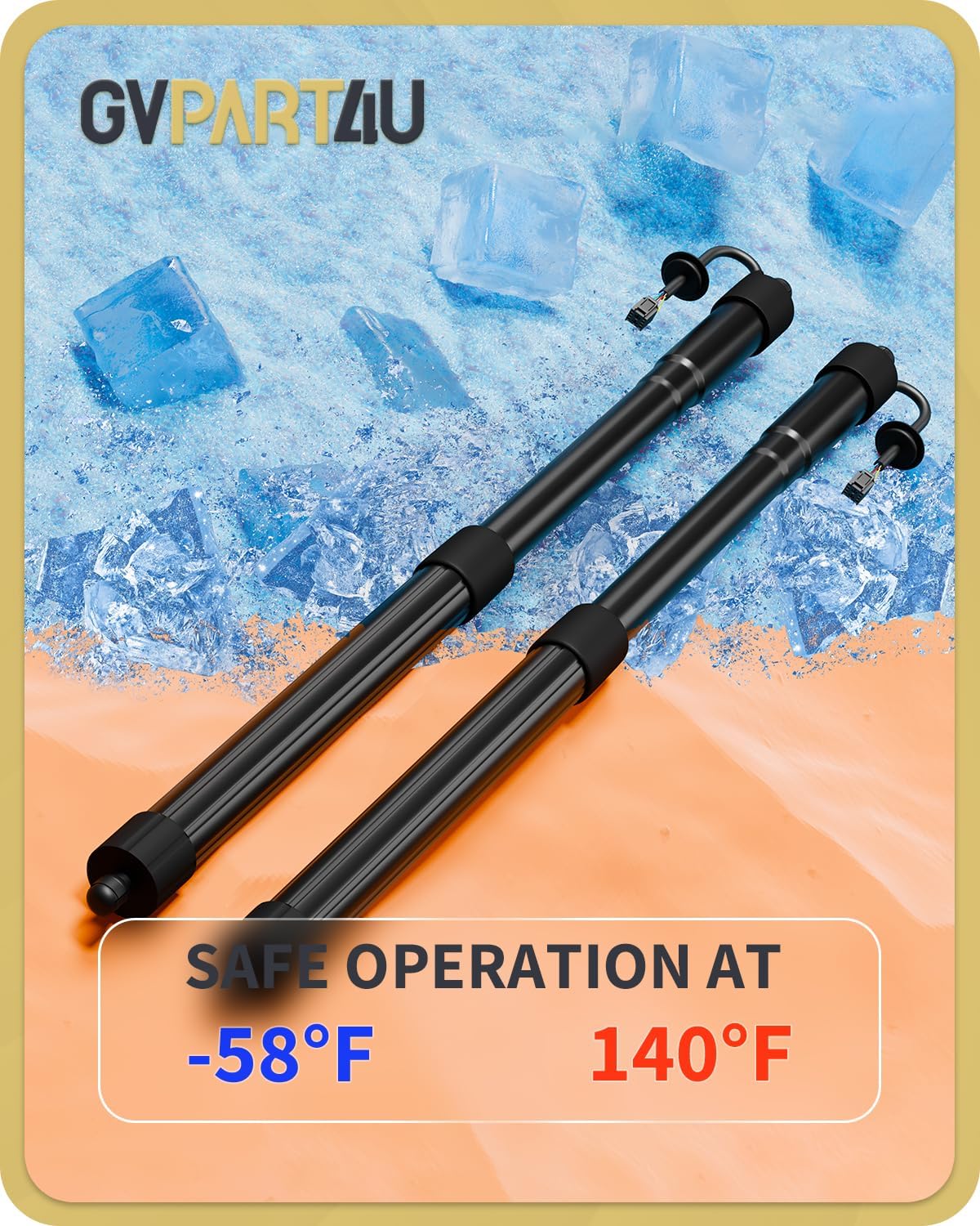 Power Rear Liftgate Struts Fit for Nissan Pathfinder 2013-2016 Tailgate Electric Hatch Lift Actuator Trunk Shock Support OEM# 905603KA0A, 905603KA0B, Left & Right, 2Pcs