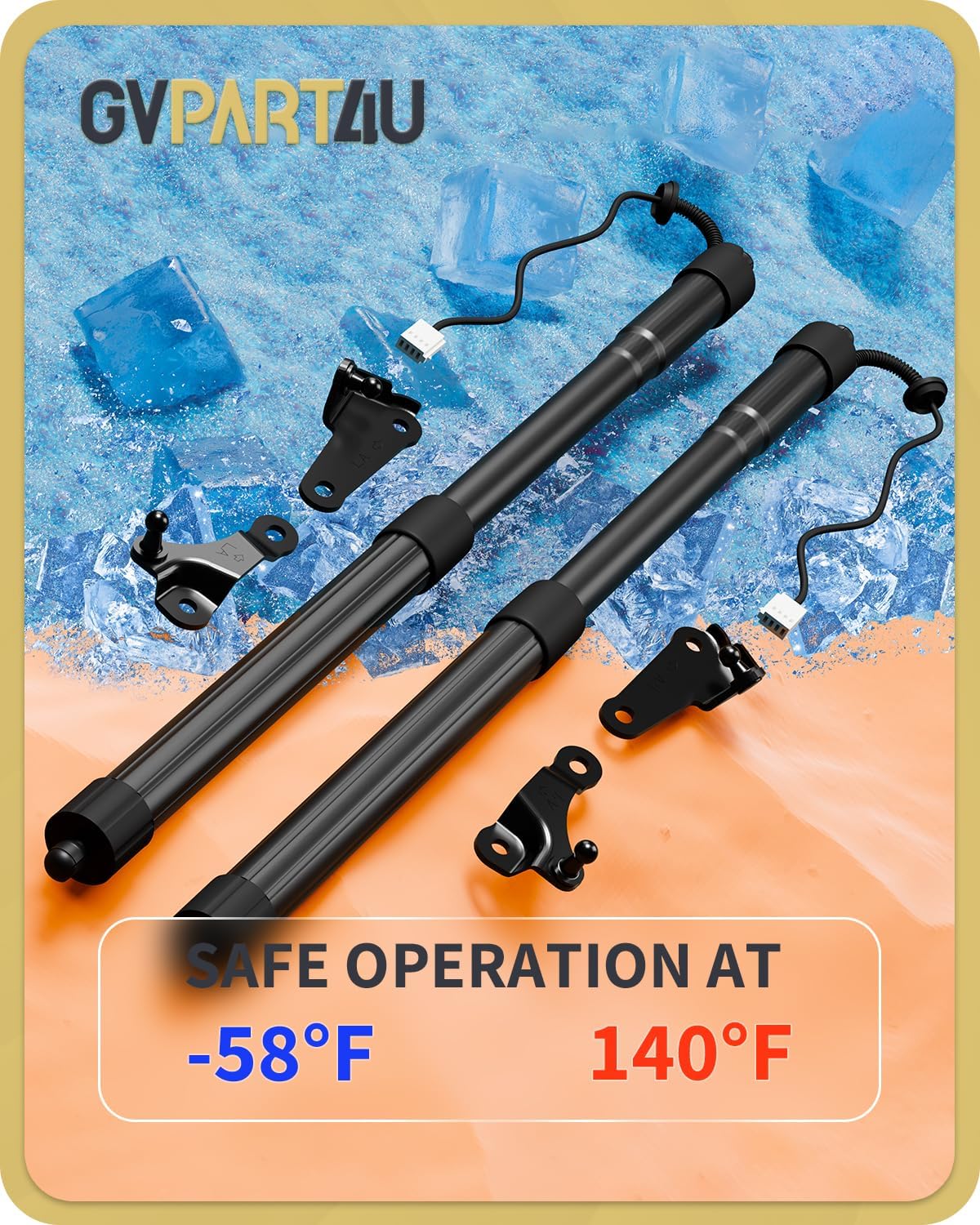 Power Liftgate Struts Fit for Lexus NX200t NX300h 2015-2017, 2Pcs | OEM 6891079016 6892079016, Rear Electric Trunk Shock Actuator, Tailgate Lift Supports, For 2015 2016 2017, Left & Right